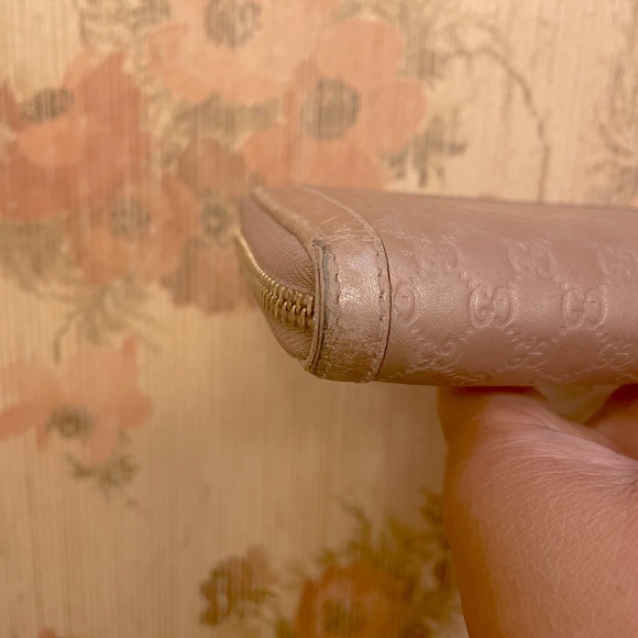 Gucci light champagne pink Leather long Wallet - Picture 8 of 13